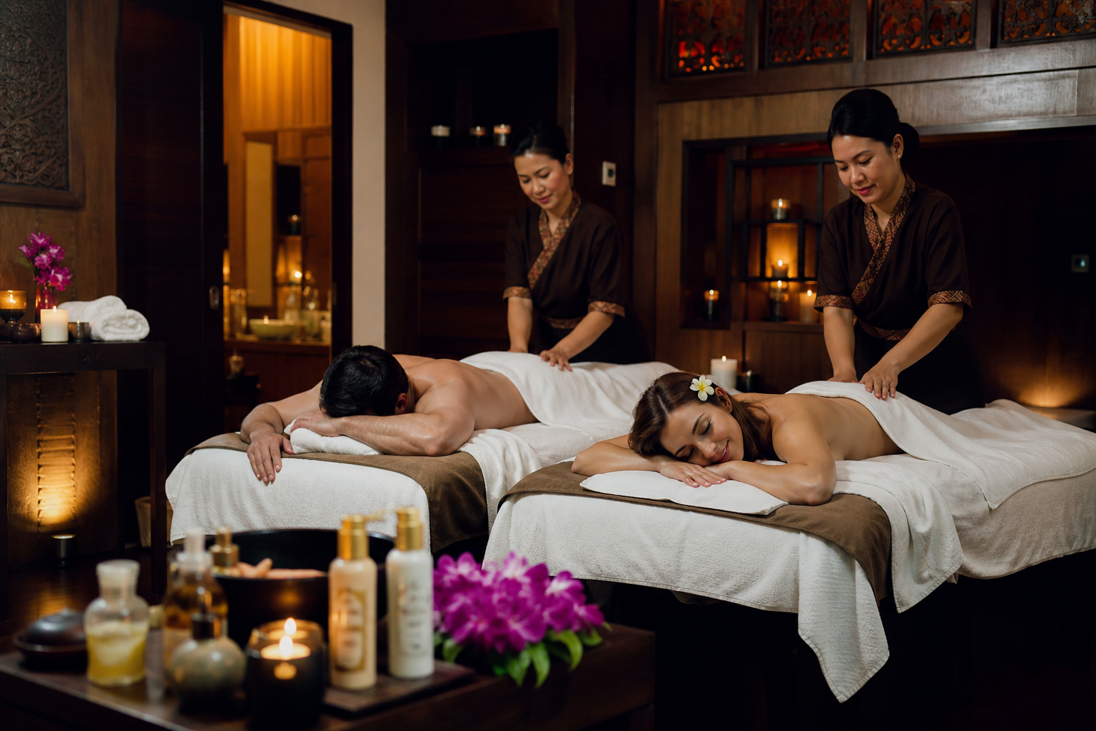 Thailand Trip with My Wife: A Unique Experience in a Romantic Massage Room